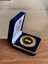 U.S. Army Second Lieutenant 2LT Challenge Coin in Blue Velvet Case ·PERFECT GIFT picture