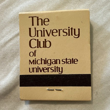 University Club of Michigan State University Collectible Matchbook picture