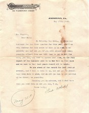 1912 A&P Tea Co. Johnstown PA business letterhead picture