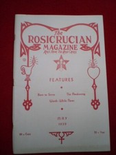 EPHEMERA-VINTAGE PAPER:ROSICRUCIAN:1939:RELIGION? picture