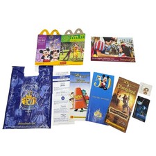 Disneyland 50th Anniversary Lot Maps McDonalds Haunted Mansion Card Pin 2006 picture