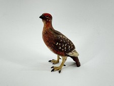 Antique Austrian Cold Painted Bronze Grouse / Game Bird Figure Sculpture picture