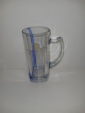 Tiger Asian Lager Art Glass Blue Streak Beer Mug picture