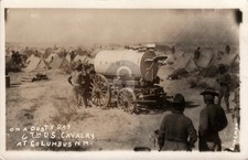1916 US 6th Cavalry Camp Furlong Columbus New Mexico RPPC Photo Postcard COPY picture