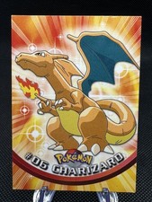 Topps 1999 Pokémon TV Animation Charizard #06  Black Logo NM picture