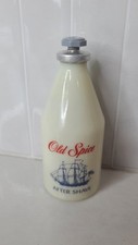 Vintage Old Spice After Shave Glass Bottle 2.5 oz Star Cap Full 2-1/2 fl oz picture