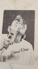 1960'S  PIN-UP SINGER  DIANA ROSS  POSTCARD SIGNED  PHOTOGRAPH picture