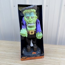 NIB Gemmy FRANKENSTEIN Halloween MOVES FREAKY GEEKS MICHAEL JACKSON Thriller 18” picture