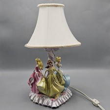 Vintage Disney Princess Lamp Belle Cinderella Sleeping Beauty 16