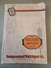Rare 1927 Antique Wallpaper Sample Book 69 Pages Beautiful Ephemera picture