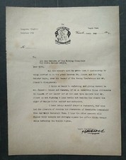 1941 BRITISH INDIA VINTAGE DOCUMENT BY SIND PROVINCIAL MUSLIM LEAGUE KARACHI picture