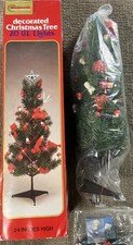Vtg Woolworth's America's Christmas  Mushroom Cat Decorated Tree 24” Rare picture