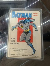 1966 Batman Card Game Whitman, Excellent, Complete Set Original Case 👍 picture