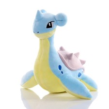 Kawaii Lapras Plush Toy Cute Cartoon Stuffed Doll Throw Pillow Birthday Gift picture