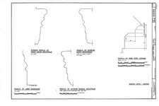 Wawona Hotel Wawona California 1900s HABS architectural profile sheet picture