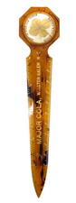 Vintage MAJOR COLA Winston-Salem NC Advertising Letter Opener 4 Leaf Clover picture