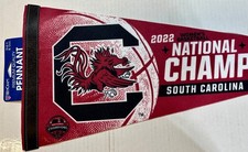 2022 University of South Carolina Women's Basketball National Champs Pennant picture
