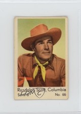 1957 Dutch Gum Serie S Randolph Scott #66 0i4g picture