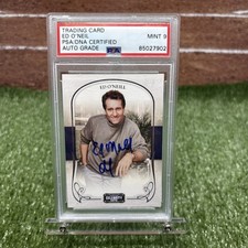 SUPER RARE ED O'NEILL AUTO PSA 9 2008 DONRUSS 