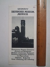 1933 MUNICH Munchen GERMANY American brochure picture