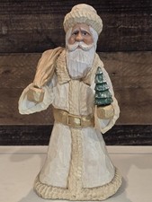 VTG 1990s Great American Taylor White Russian/Grandfather Frost Christmas Santa  picture