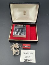Zenith Royal 20 Micro Transistor Radio Vintage from 1960’s Untested With Case picture