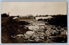 1913 View Of The Dam Milbank South Dakota SD RPPC Photo Antique Postcard picture