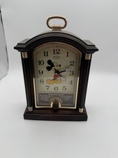 Vintage Disney Seiko Quartz Mickey Mouse Musical Alarm Clock Working picture