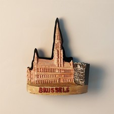 Belgium Brussels City Hall Tourist Travel Souvenir 3D Resin Fridge Magnet Craft picture