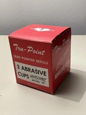 Vintage NOS Tru-Point Lead Pointer Refill (3) Abrasive Cups For Model D picture