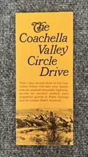 Coachella Valley Circle Drive VTG Tourist Brochure California Travel Souvenir picture