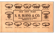 Original 1890s - S.H. Burns & Co. Ring Catalog - Brooklyn, New York picture