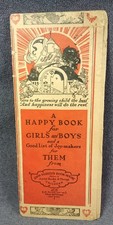 1910s John Martins A Happy Book Catalog Sunwatch Jack Jill Picture Box Game H17 picture