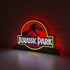 Jurassic Park Pinball Topper LED Lightbox - Roar into the Prehistoric Adventure picture