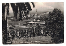 1950 RPPC REAL PHOTO SHIPS PORT VISTA DAL CASTELLO D'ALBERTIS GENOVA ITALY picture