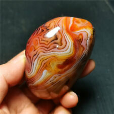TOP 177G Natural Polished Silk Banded Lace Agate Crystal Madagascar BY728 picture