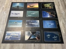 Vintage US Air Force Lithograph Series #37 Complete Unopened NOS Set Of 12 17x23 picture