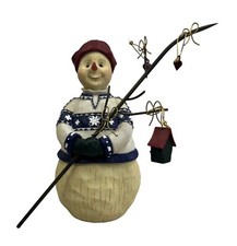 Kathy Killip 2000 Demdaco Sweater Snoman Ornament - Retired #12058 picture