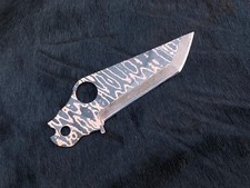 Spyderco Paramilitary 2 Copper Damascus Tanto Blade | Handmade PM2 Replacement picture