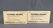 2 Vtg NOS Mine Safety Miners Telephone Ointment 6 Tubes Burns First Aid Set (5E) picture
