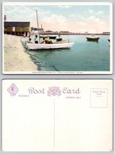 Fishermens Beach Provincetown Mass Rowboat Harbor Postcard picture