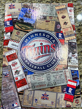That's My Ticket Minnesota Twins Kirby Puckett #34 Plush Bear in Box picture