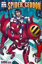 SPIDER-GEDDON 1 TODD NAUCK PENI PARKER VARIANT (2018, MARVEL COMICS) picture