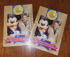 2005/2006 DISNEYLAND 50TH ANNIVERSARY CAST MEMBER EXC CARD SET OF 6 SEALED RARE picture
