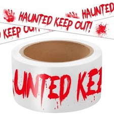 Halloween Caution Tape 2in x 82ft Haunted Keep Out Crime Scene Party Decor picture