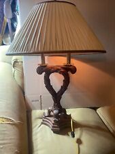Theodore Alexander Table Lamp With Wood Base And Featuring Shade Within A Shade picture