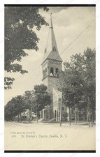 Oneida New York St. Patrick's Church Standard Postcard COPY RPPC picture