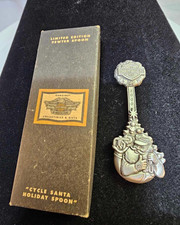 Harley-Davidson Collectible Cycle Santa  Pewter Spoon Limited Edition 99942-97z picture