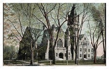 Mount Holyoke 1898 Mary Lyon Chapel South Hadley Standard Postcard picture