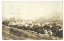 Early 1920 RPPC Montpelier, Vermont VT Postcard Bird's Eye View Real Photo  picture